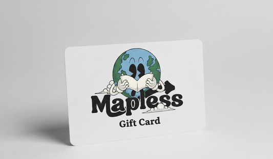 Mapless gift card